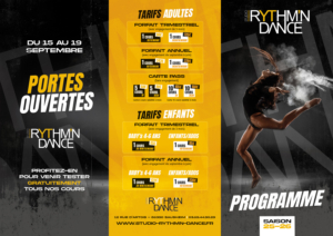 Tarifs cours Studio Rythm’n Dance